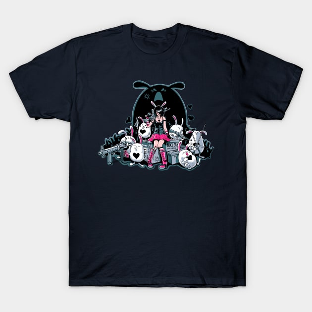 Chibi Emo Doom Squad T-Shirt by Drakxxx